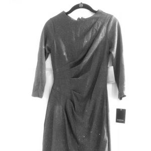 Beautiful Gray dress. Size 4 New with tags